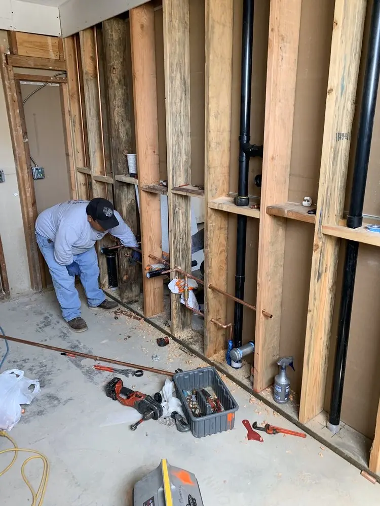 Commercial rough-in plumbing for Commercial Plumbing in Rossville